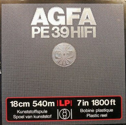 AGFA-PE39-HiFi-1800ft-LP-7-reel