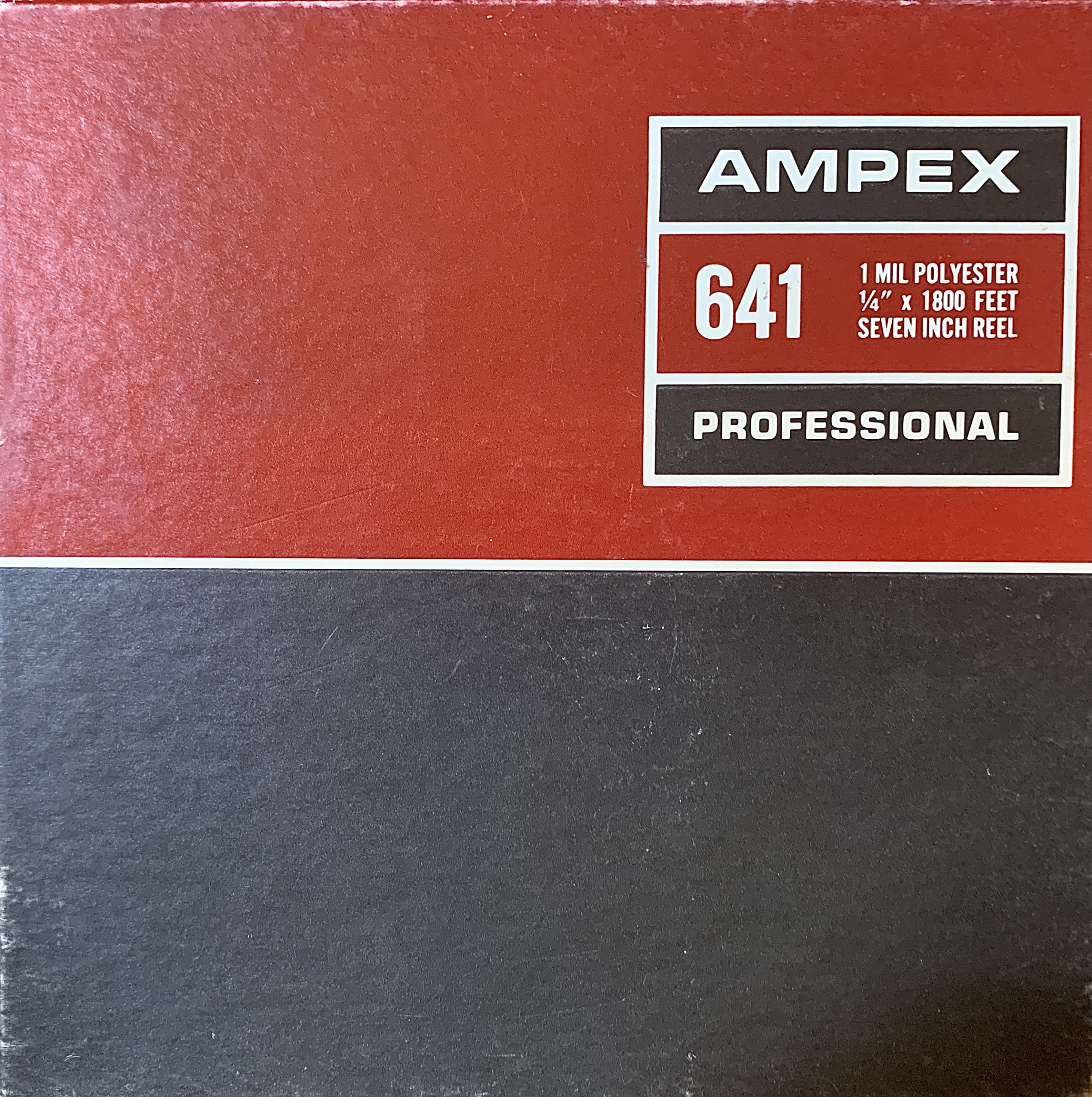 Ampex 641 Reel to Reel Recording Tape, LP, 7″ Reel, 1800 ft - Reel