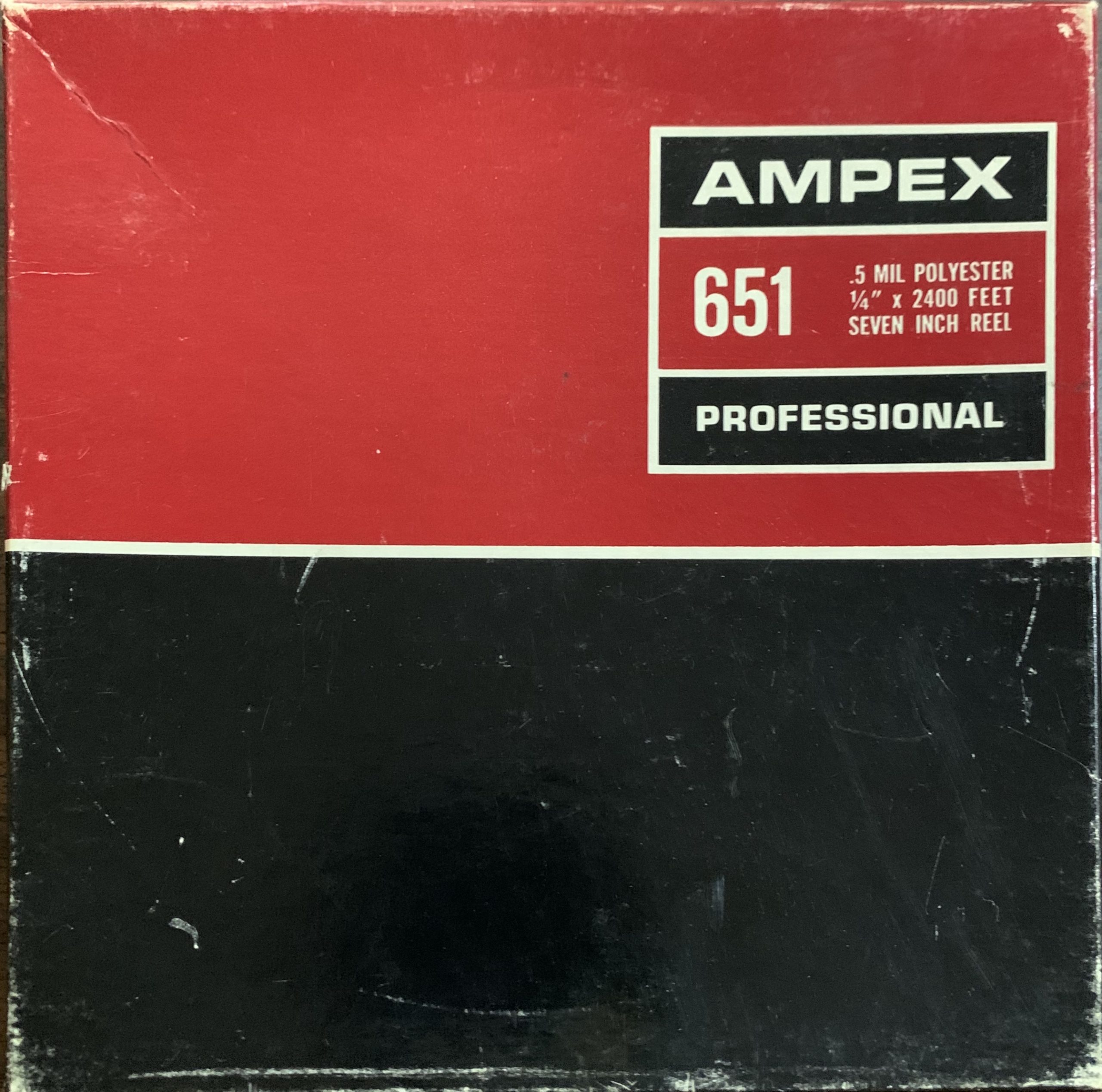 Ampex 651 Reel to Reel Recording Tape, LP, 7″ Reel, 2400 ft - Reel to Reel  Warehouse