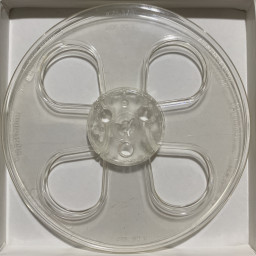 Audiotape 7" Empty Reel, Series 2, Clear Four Window C-Slot, New Box + Bag