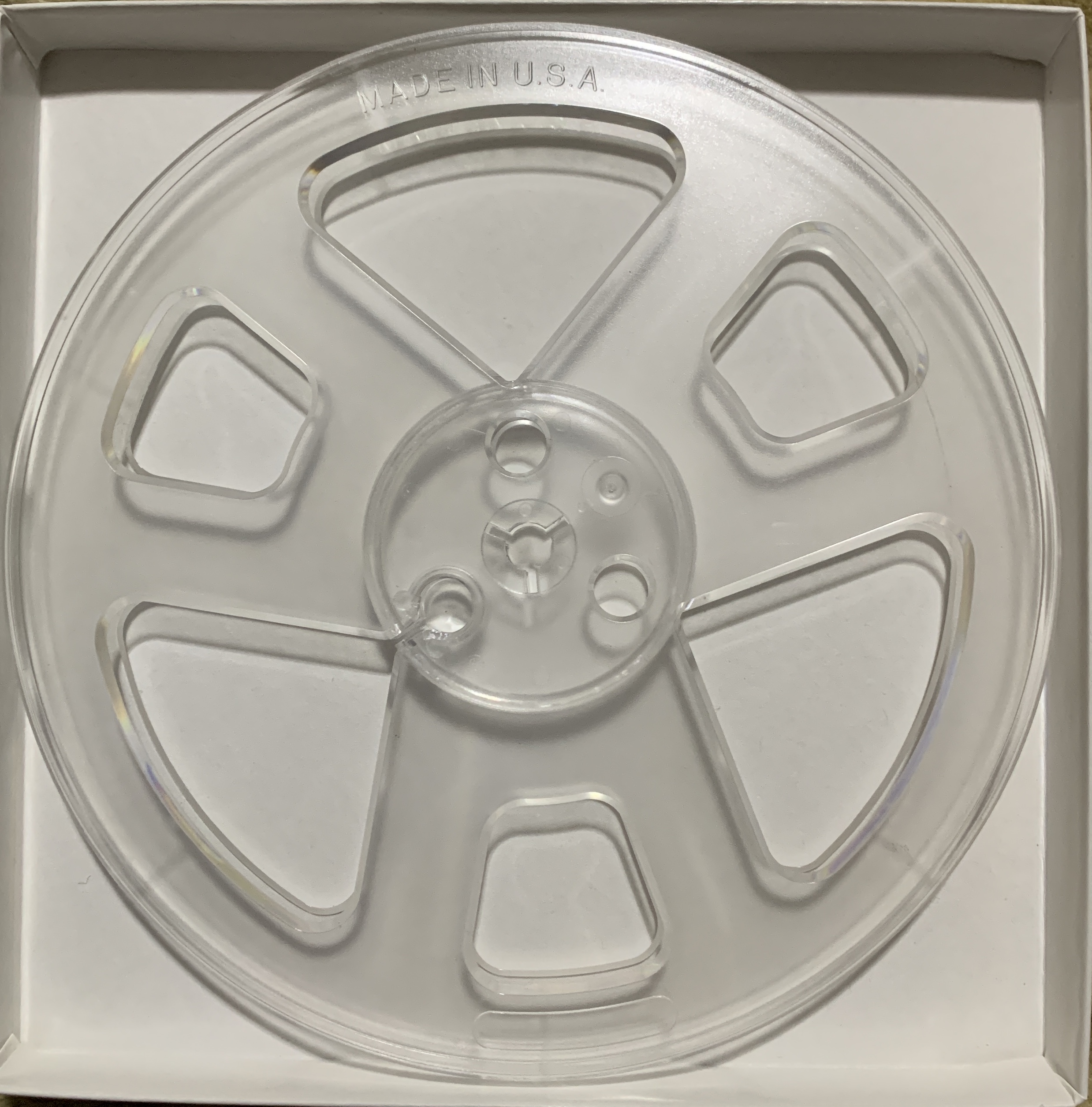 Classic Series 7″ Empty Tape Reel, Clear 6 Window, NOS - Reel to Reel  Warehouse