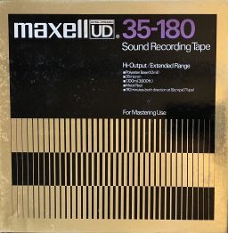 LOT OF 5 Maxell UD 35-90 Reel-To-Reel Recording Tape USED 7” 1/4” 1800’