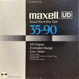 Maxell UD Late Gen Reel to Reel Recording Tape, LP, 7" Reel, 1800 ft, Refurbished