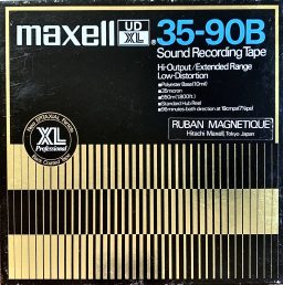 Maxell UDXL Reel to Reel Recording Tape, LP, 7″ Reel, 1800 ft