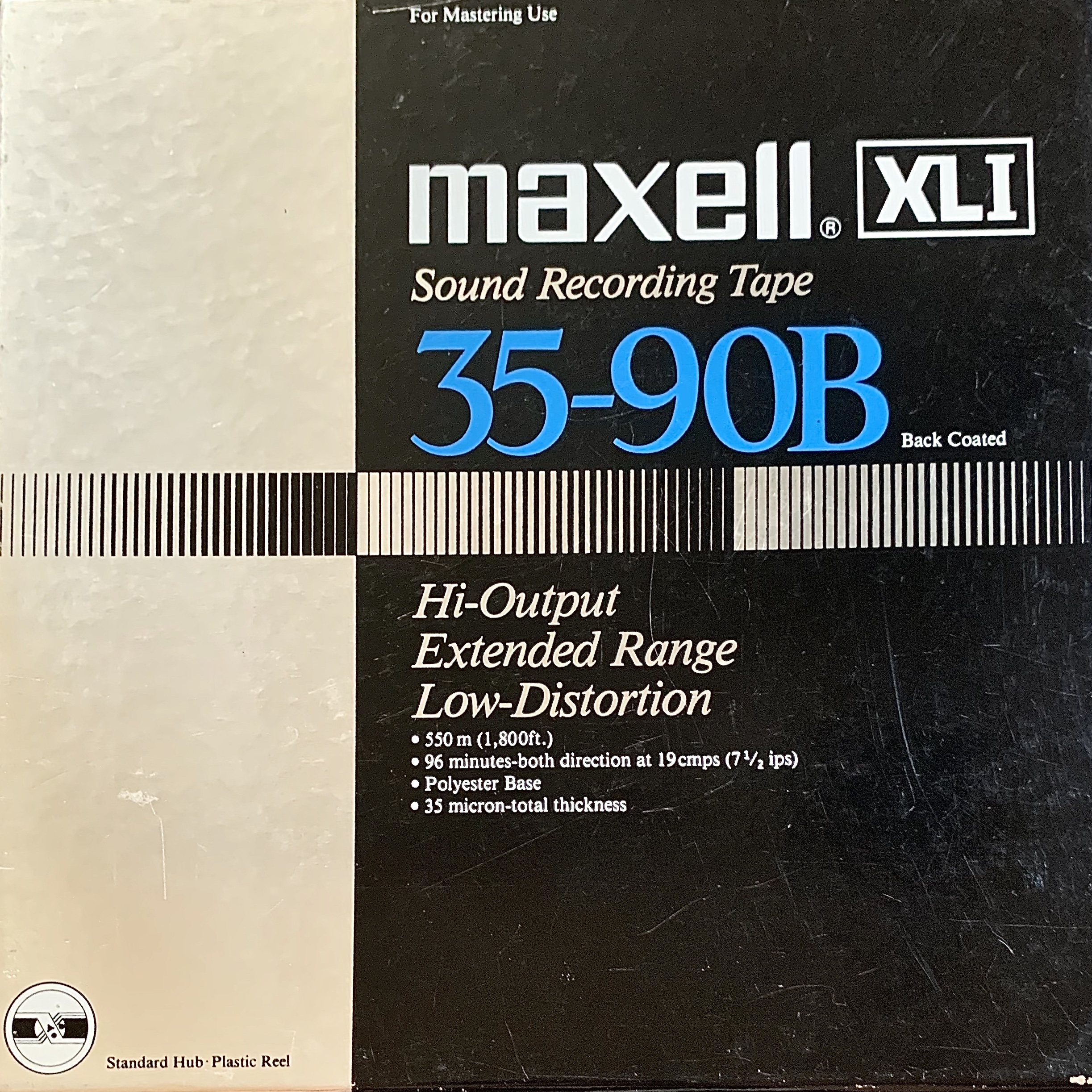 Maxell XL-1 Reel to Reel Recording Tape, LP, 7 Reel, 1800 ft