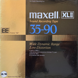 Maxell XL-2 Reel to Reel Recording Tape, LP, 7" Large Hub Reel, 1200 ft