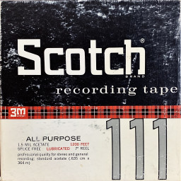 Scotch 111 Reel to Reel Recording Tape, SP, 7" Reel, 1200 ft, Used *SALE*