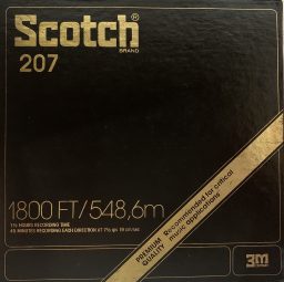 Scotch 207 Mastering Reel Tape, LP, 7 Reel, 1800 ft
