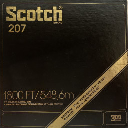 Scotch 207 Mastering Reel to Reel Tape, LP, 7" Reel, 1800 ft, Refurbished