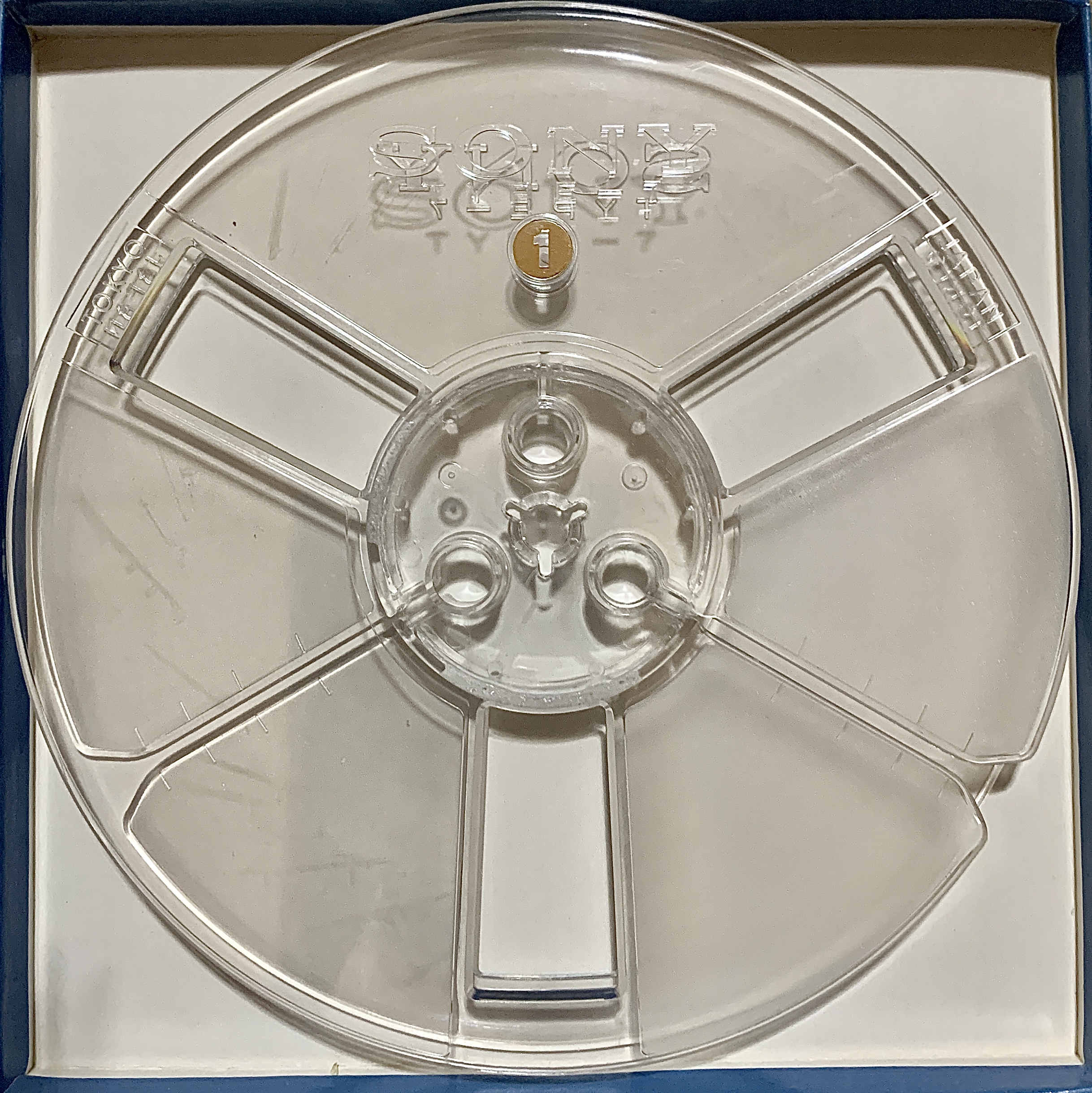 Sony 7″ Empty Tape Reel, 3 Window Clear, New Box + Bag - Reel to Reel  Warehouse