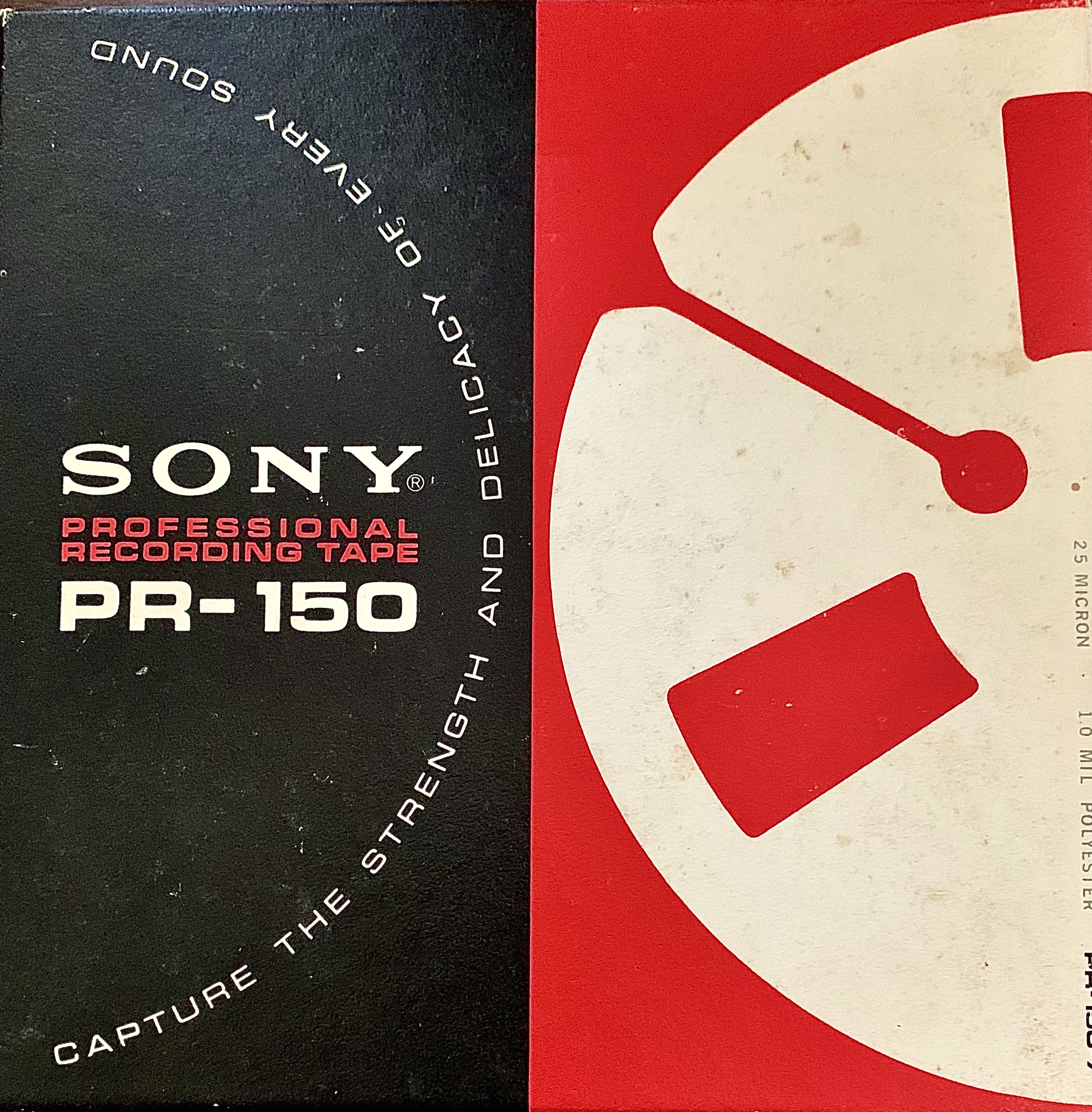 Sony PR150 Reel to Reel Recording Tape, LP, 7 Reel, 1800 ft, Used