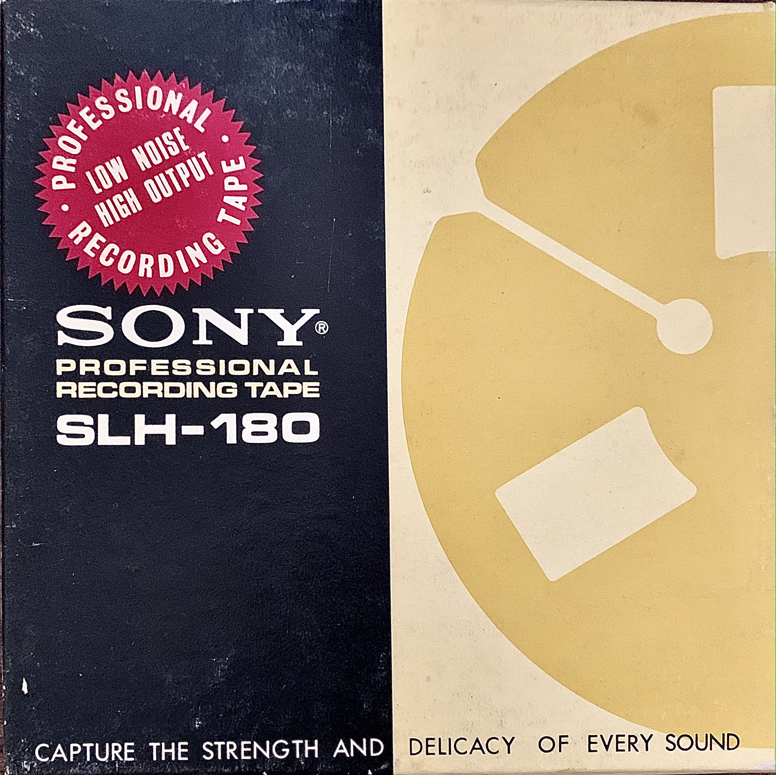 Sony SLH Reel to Reel Recording Tape, LP, 7 Reel, 1800 ft, Used