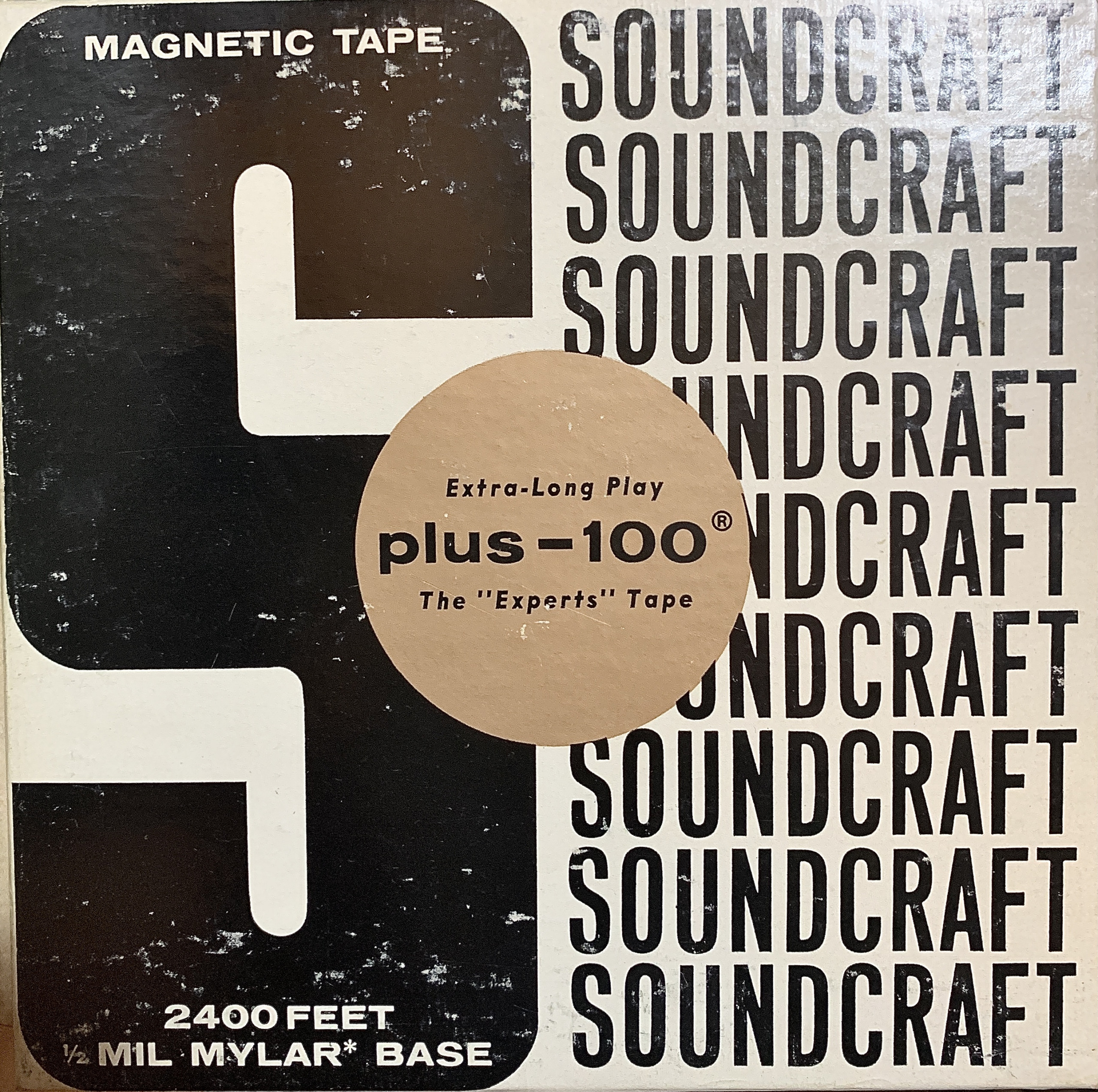 Soundcraft Plus-50 Reel to Reel Tape, LP, 7 Reel, 1800 ft, (like Scotch  150)