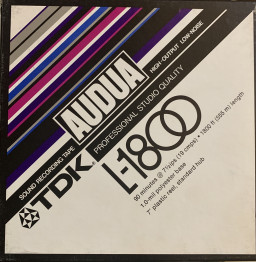 TDK-AUDUA-L-1800-Reel-Tape-Box