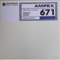 Ampex 671 Reel to Reel Recording Tape, DP, 7" Reel, 2400 ft *SALE*