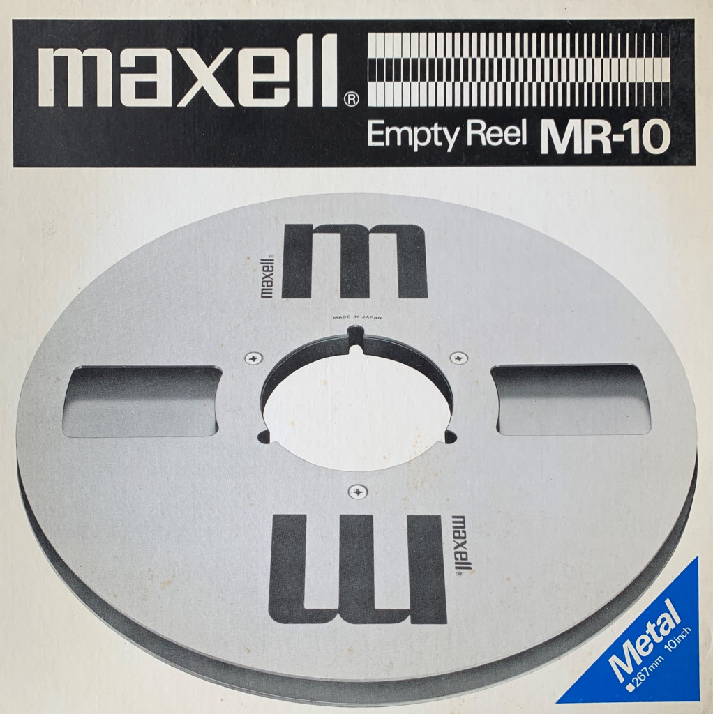 thumbnail image 2 of Ampex 10" Empty Metal Tape Reel - 1/4", Classic 3-Window Silver Design With Box 2 of 13