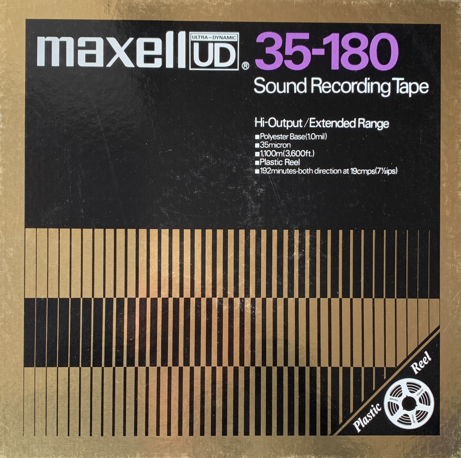 Maxell UD Reel to Reel Tape, LP, 10″ Metal Reel, 3600 ft, Refurbished Reel to Reel Warehouse Maxell UD Reel to Reel Tape, LP, 10″ Metal Reel, 3600 ft, Refurbished Reel to Reel Warehouse