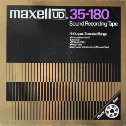 Maxell UD Late Gen Reel to Reel Tape, LP, 10" Plastic Reel, 3600 ft
