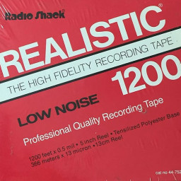 Radio Shack Realistic LN Reel to Reel Tape, SP, 7" Reel, 1200 ft, Refurbished