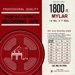 Radio Shack Realistic LN Reel to Reel Tape, LP, 7" Reel, 1800 ft, *SALE*