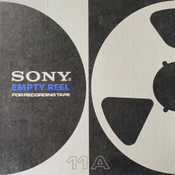 Sony 10" Empty Metal Reel, Classic 3 Window Silver, Original Box + Bag