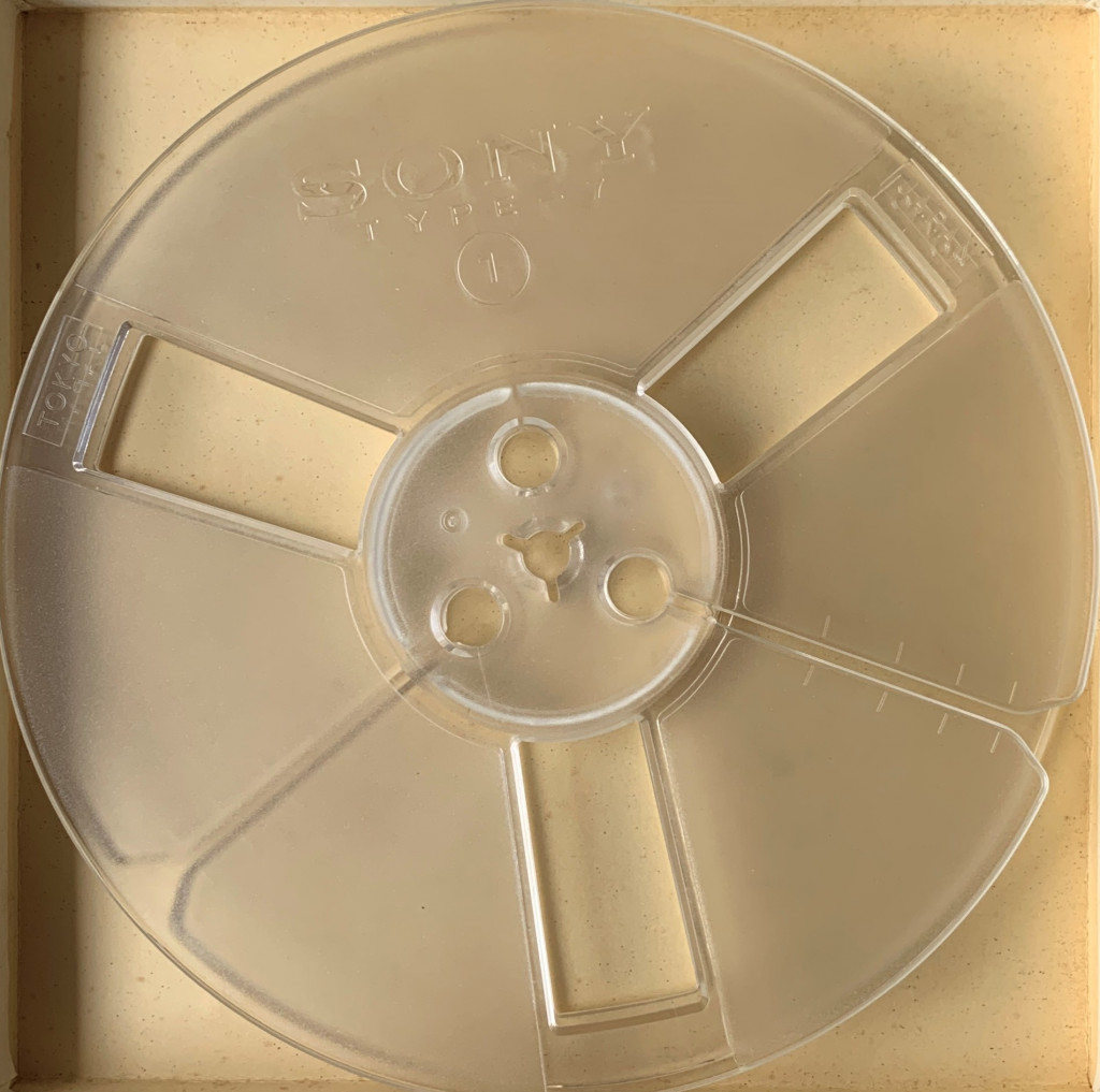 Sony 7″ Empty Tape Reel, 3 Window Clear, New Box + Bag Reel to Reel
