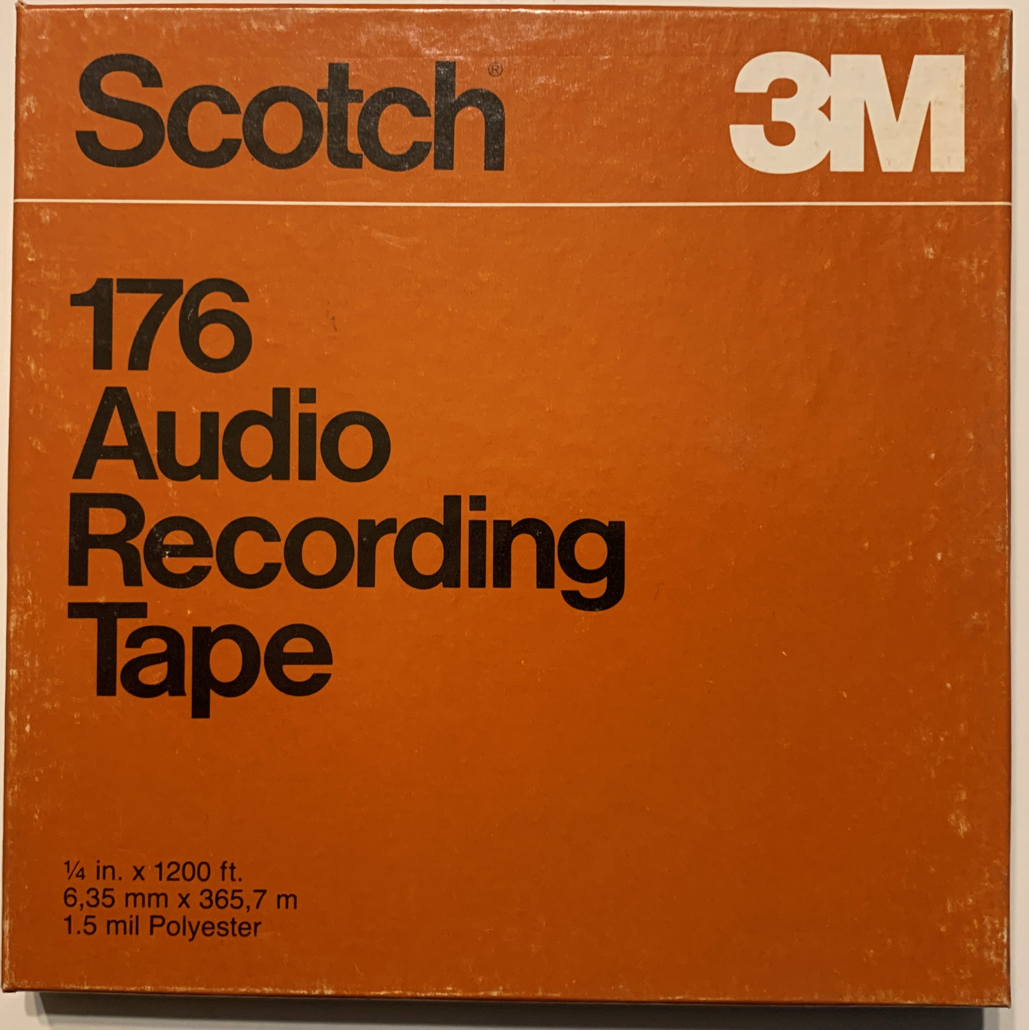 Scotch 150 Reel to Reel Recording Tape, LP, 7″ Reel, 1800 ft