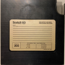 Scotch 206 Mastering Reel Tape, SP, 7" Reel, 1200 ft, Plastic Box