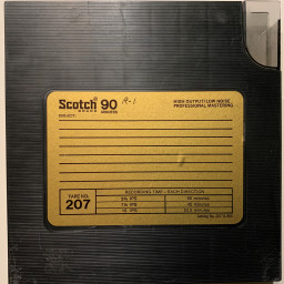 Scotch 207 Mastering Reel Tape, LP, 7" Reel, 1800 ft, Refurbished, Plastic Box