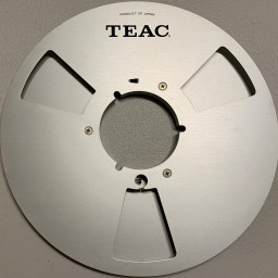 TEAC RE-1002 10" Metal Reel, Three Window Silver, Teac Box + Bag