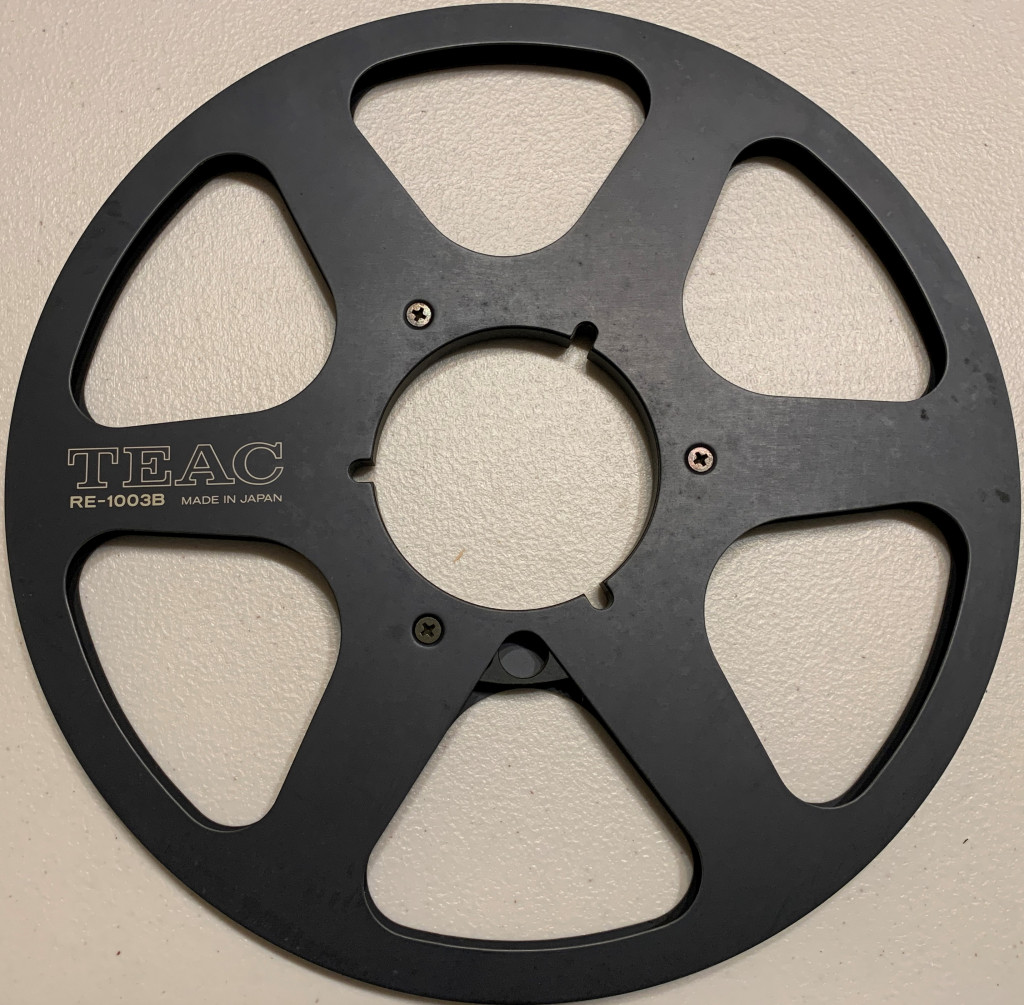 TEAC 10″ Metal Reel, Six Window Black, New Box + Bag Reel to Reel