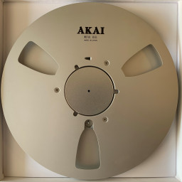 Akai OEM 10" Empty Metal Reel, 3 Window, New Box + Bag