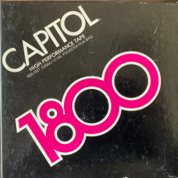 Audiotape / Capitol 1869 Low Noise Reel Tape, LP, 7" Reel, 1800 ft