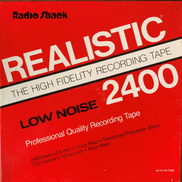 Radio Shack Realistic LN Reel to Reel Tape, DP, 7" Reel, 2400 ft
