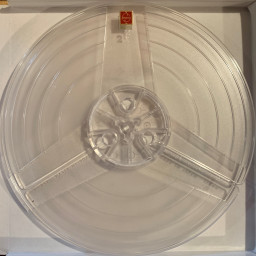 National 7" *RARE* Empty Tape Reel, Single Thread Clear, New Box + Bag (Copy)