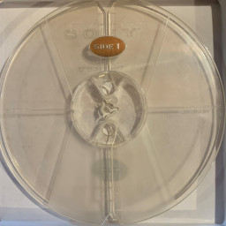 Sony 7" *RARE* Empty Tape Reel, Single Thread Clear, New Box + Bag