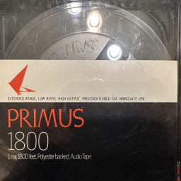 Primus LNHO Reel Tape, LP, 7" Reel, 1800 ft