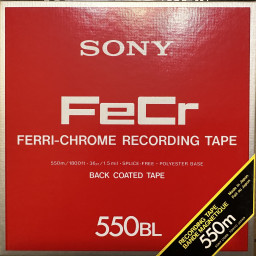 Sony FeCr / DUAD Reel to Reel Recording Tape, LP, 7" Reel, 1800 ft, Used