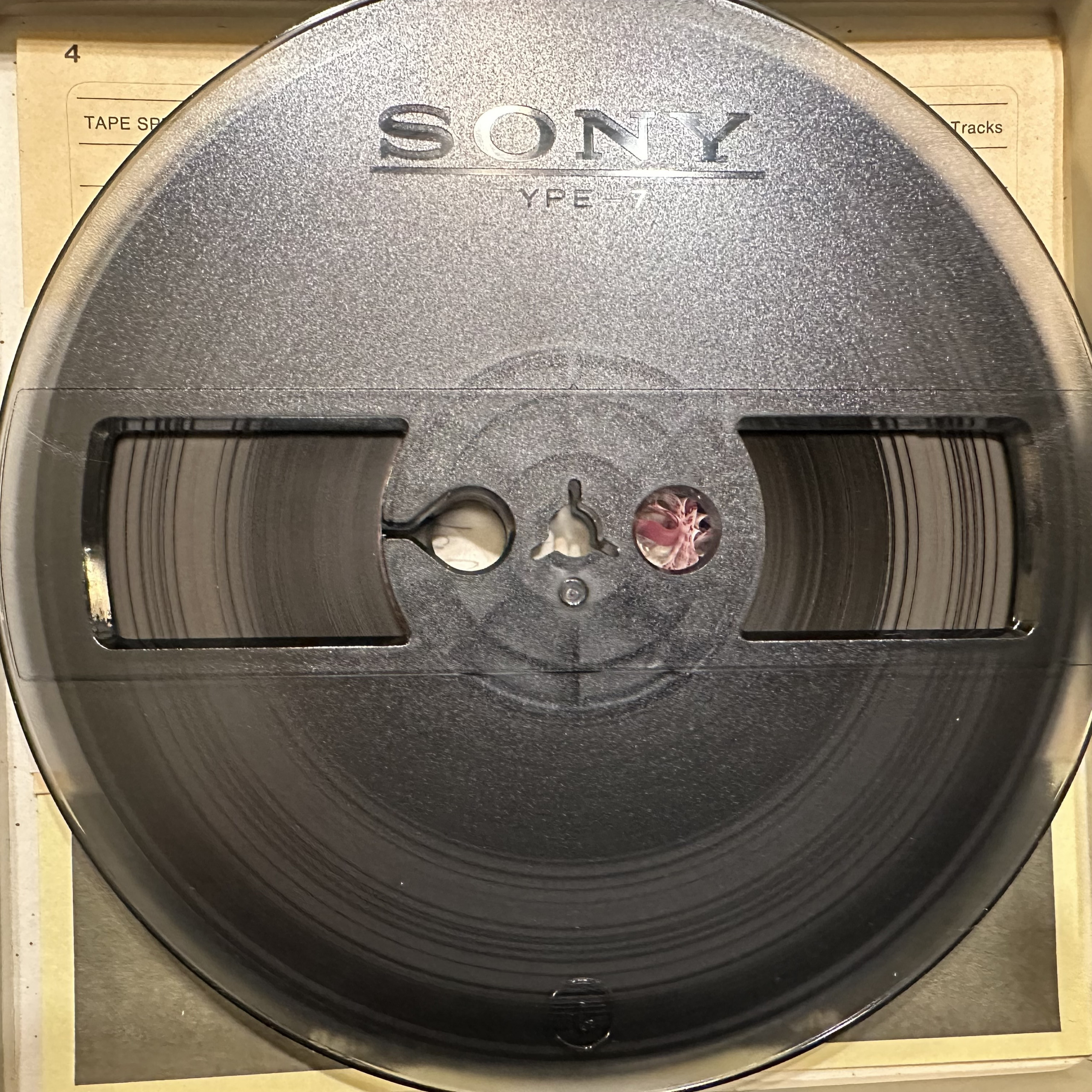 Sony-FeCr-7-in-Tape-Reel