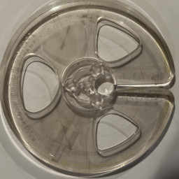 Classic Kodak 7" Empty Reel for 1/4" Tape, 3 Window, New Box + Bag *RARE*