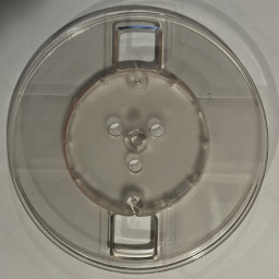 Large Hub 7" Empty Tape Reel, Clear 2 Window, New Box + Bag