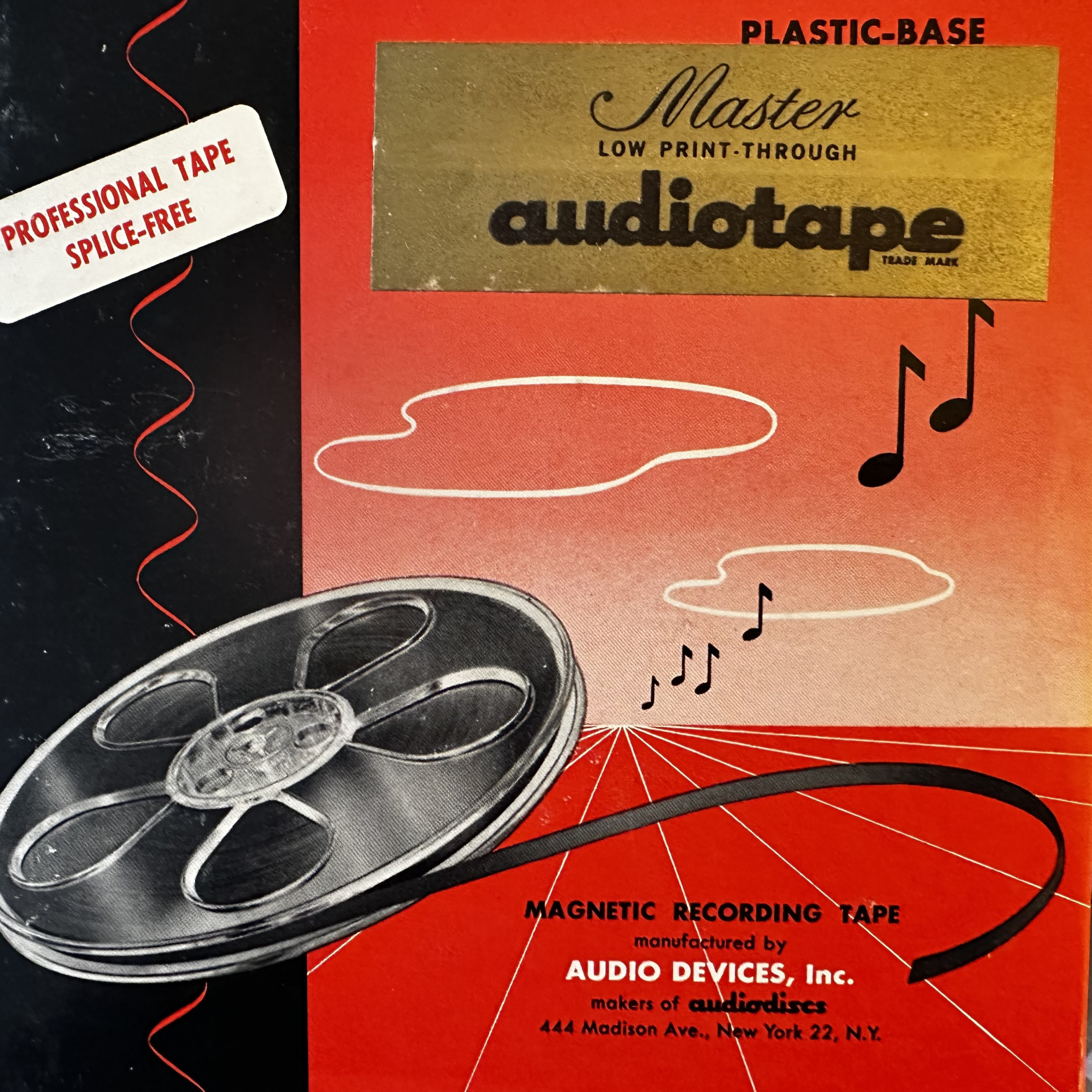 Audiotape-Master-Reel-Tape-Box