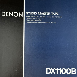 Denon DX1100 Reel to Reel Recording Tape, LP, 10" Reel, 3600 ft