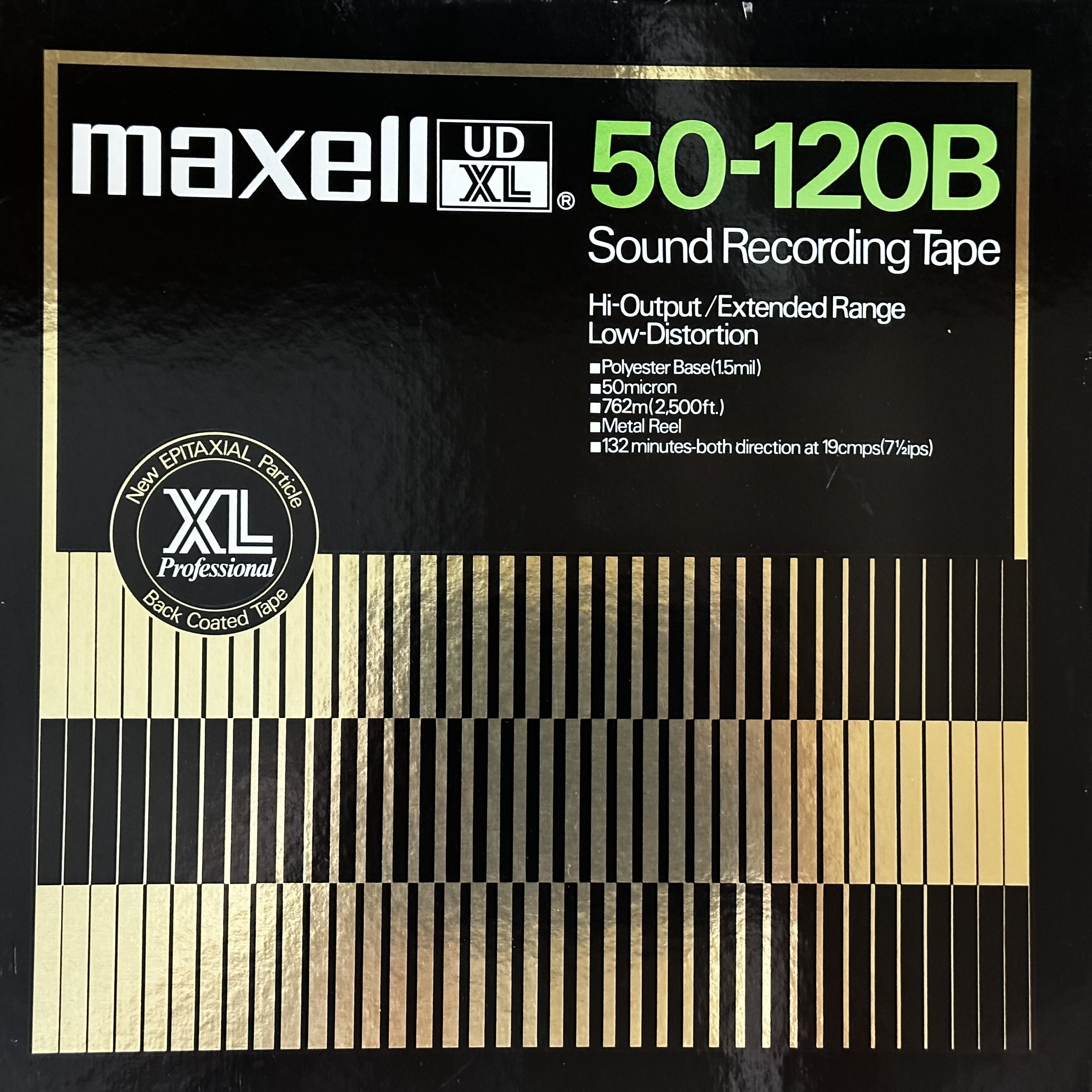 Maxell UDXL Reel to Reel Recording Tape, SP, 10 Reel, 2400 ft