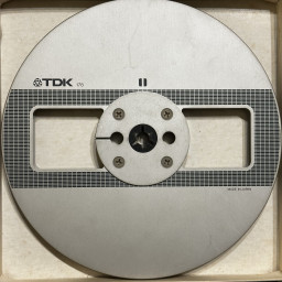 TDK AR-7M 7" Empty Metal Reel, 1/4" tape, 2 Window Silver, w/Box + Bag