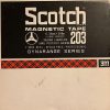Scotch Japan 203 Dynarange *RARE* Reel Tape, LP, 7″ Reel, 1800 ft, Refurbished Gallery Image 0