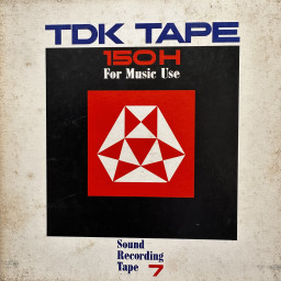 TDK 150H Series Reel to Reel Recording Tape, LP, 7" Large Hub Reel, 1200 ft.
