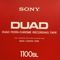 Sony FeCr / DUAD Reel to Reel Recording Tape, LP, 10" Metal Reel, 3600 ft, Used