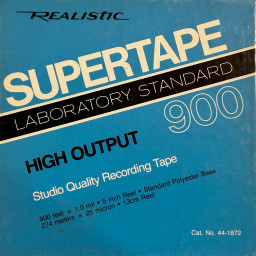Realistic Supertape Reel to Reel Recording Tape, LP, 5" Reel, 900 ft