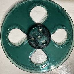 Audiotape-4-Window-Tape-Reel-Green